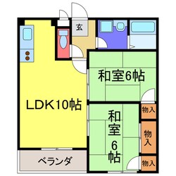 ダイヤモンドパレスの物件間取画像